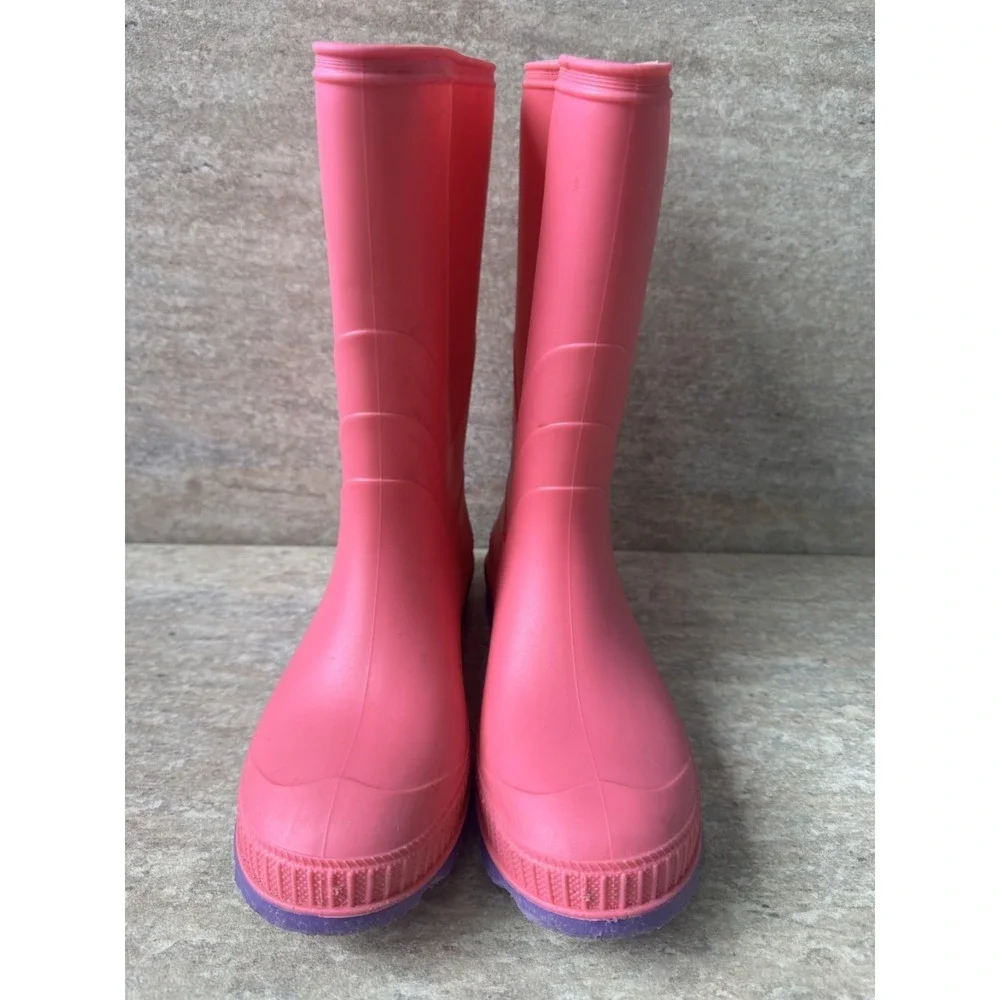 Kamik Pink‎ & Purple Kids Rain Boots Sz 3